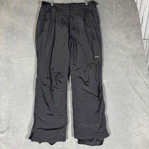 Cabelas Mens Primaloft Insulated Snow Pants Black Ski Snowboard Size Large